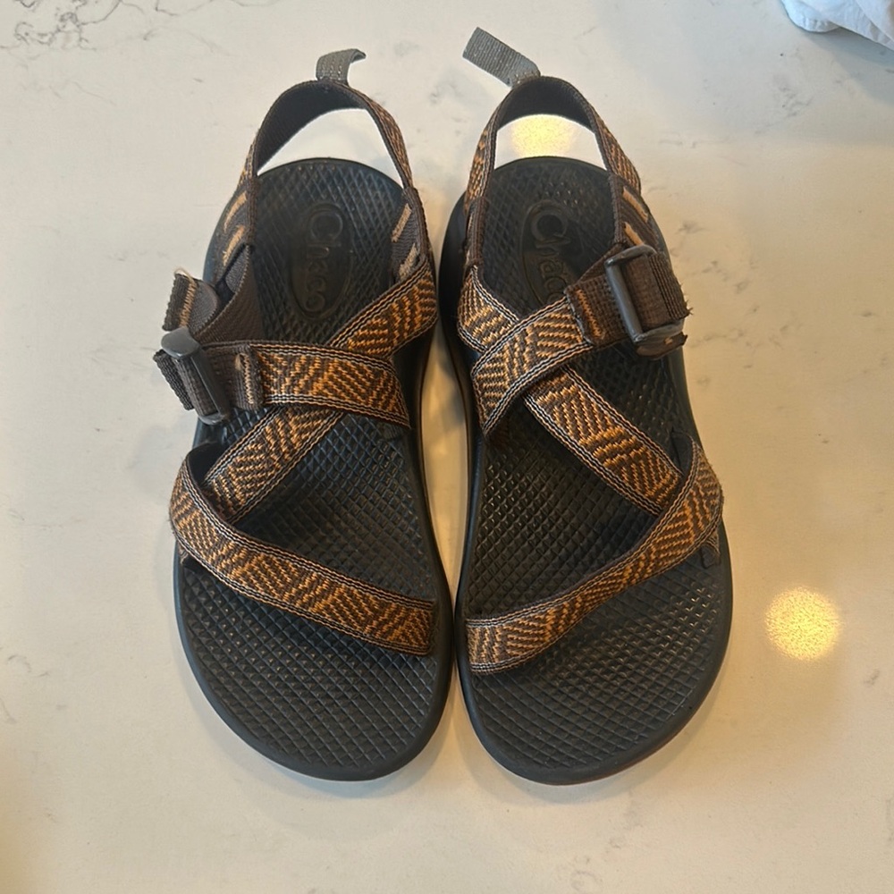 Chaco Brown Patterned Sandals